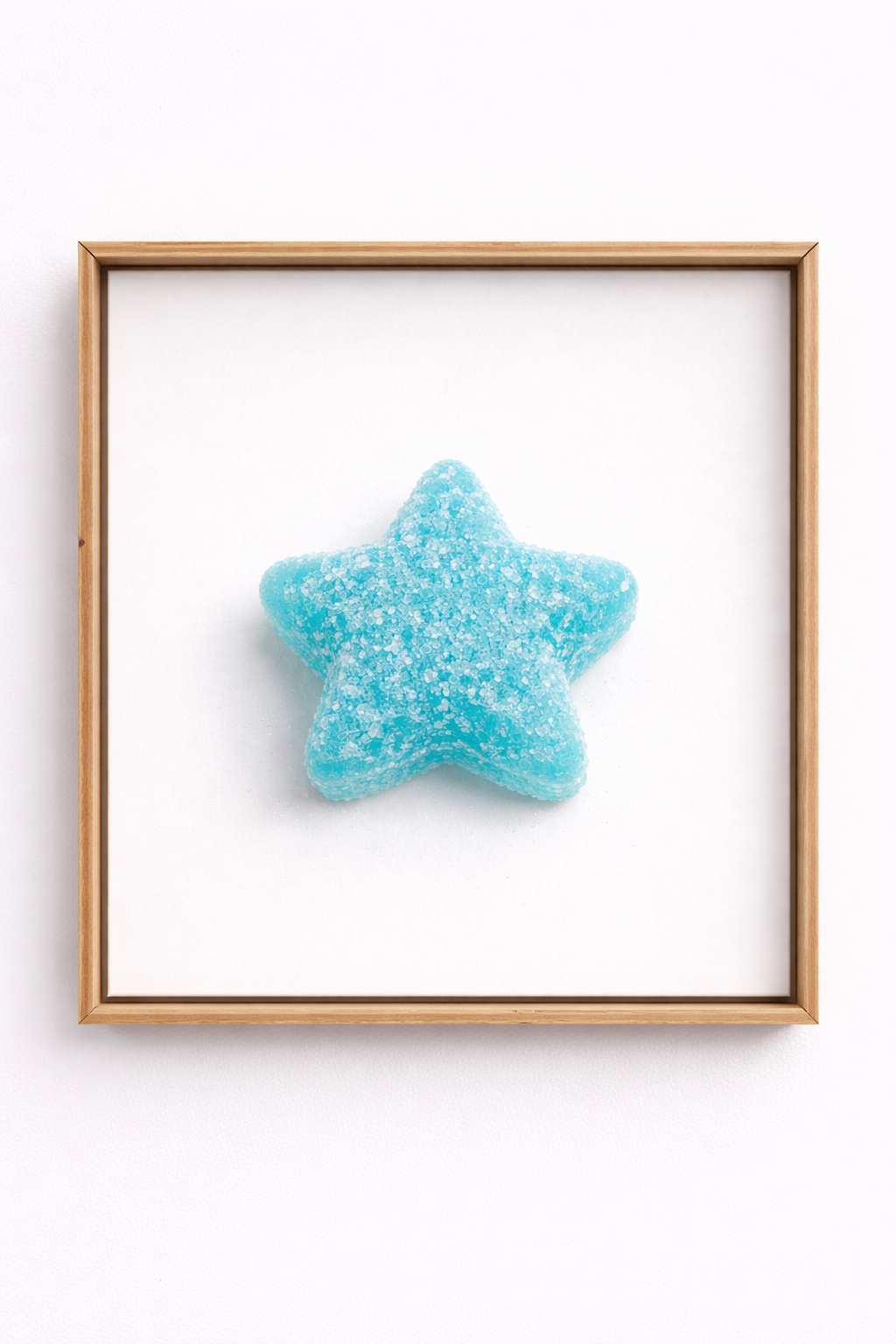 High gum finish Sweetie poster (with gummy finish bamboo frame)