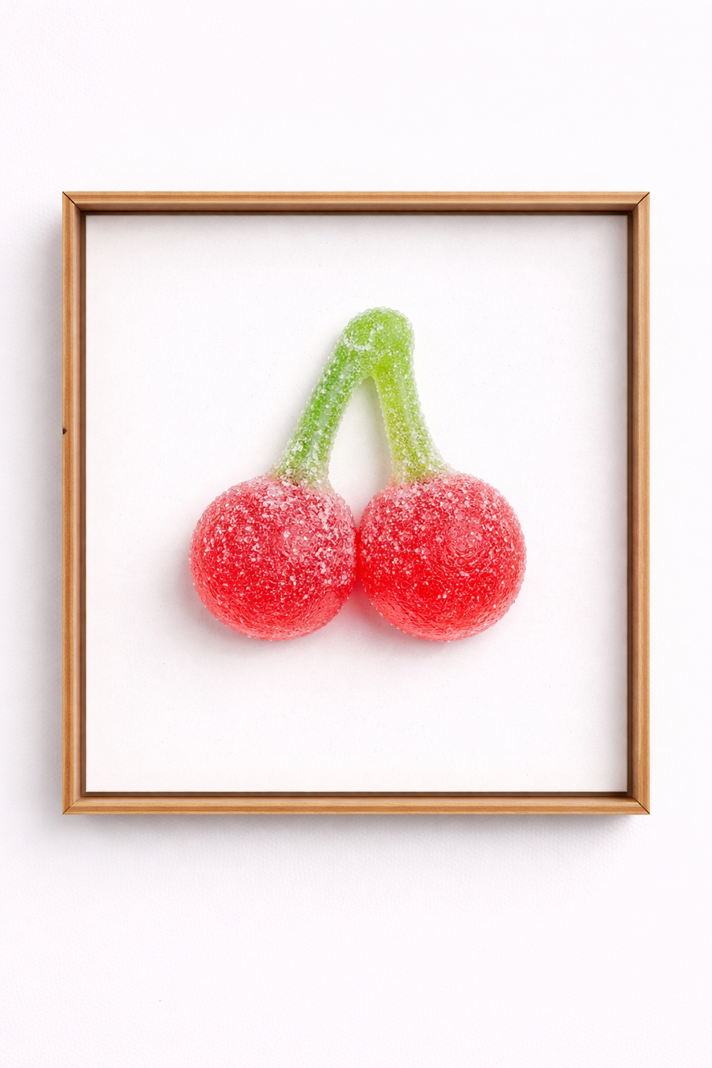 High gum finish Sweetie poster (with gummy finish bamboo frame)