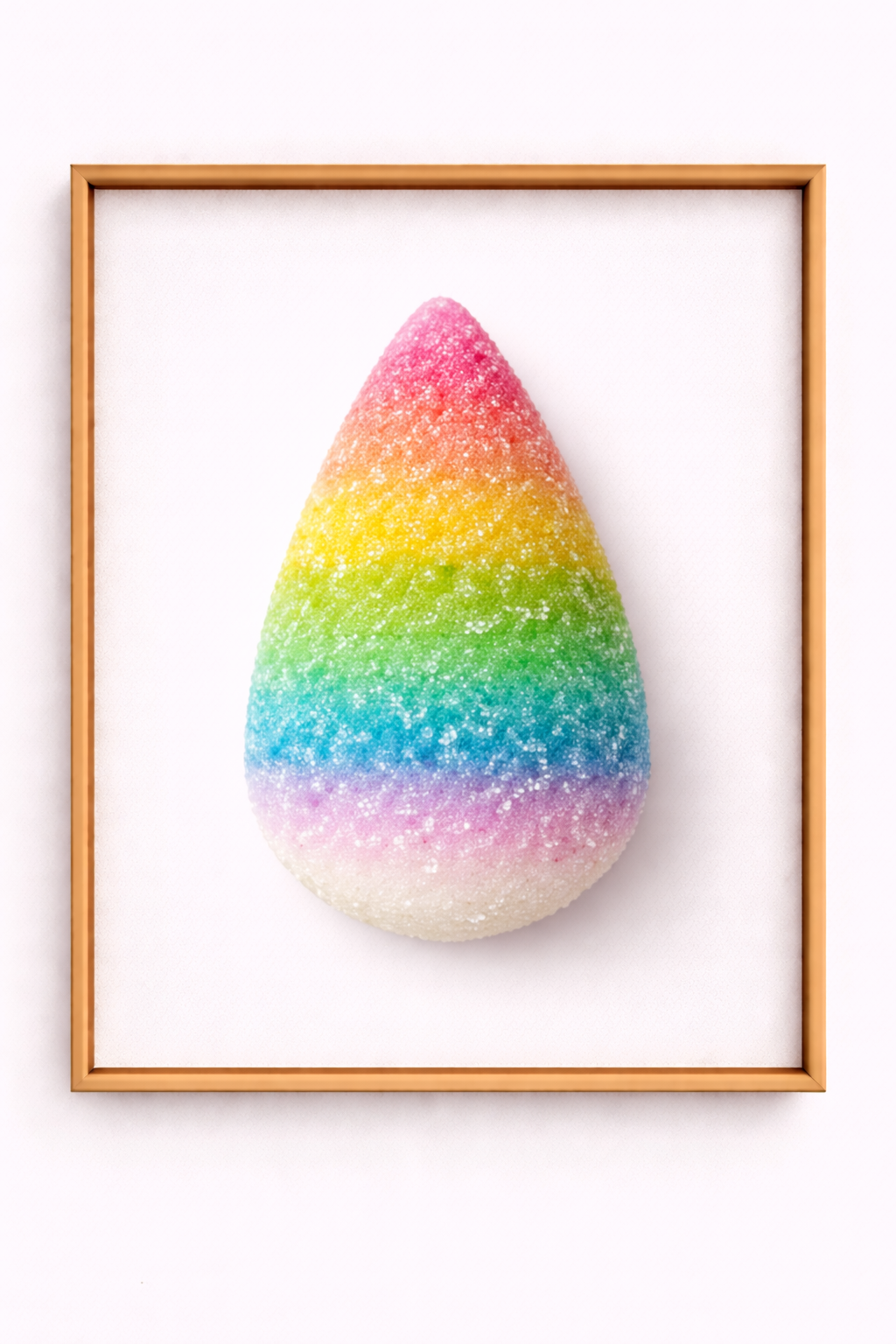 High gum finish Sweetie poster (with gummy finish bamboo frame)