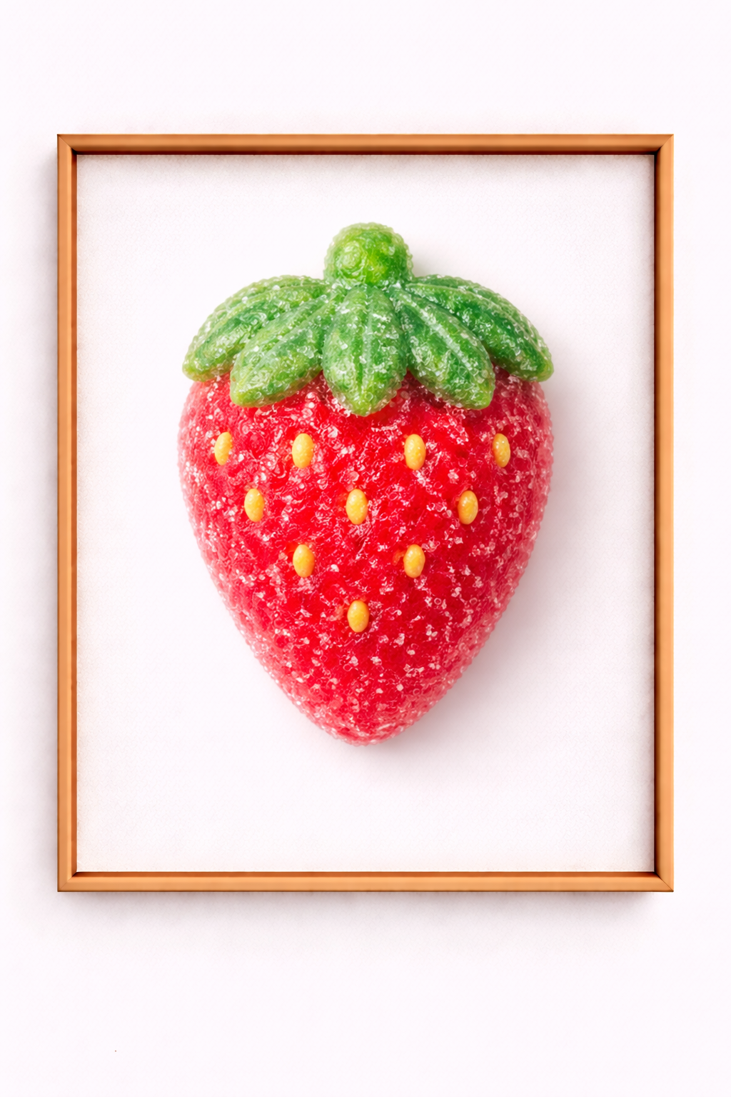 High gum finish Sweetie poster (with gummy finish bamboo frame)