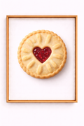 Holographic Foil Finish biscuit poster (with bamboo crumb frame)