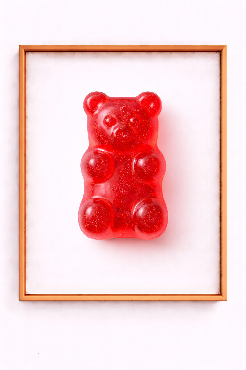 High gum finish Sweetie poster (with gummy finish bamboo frame)