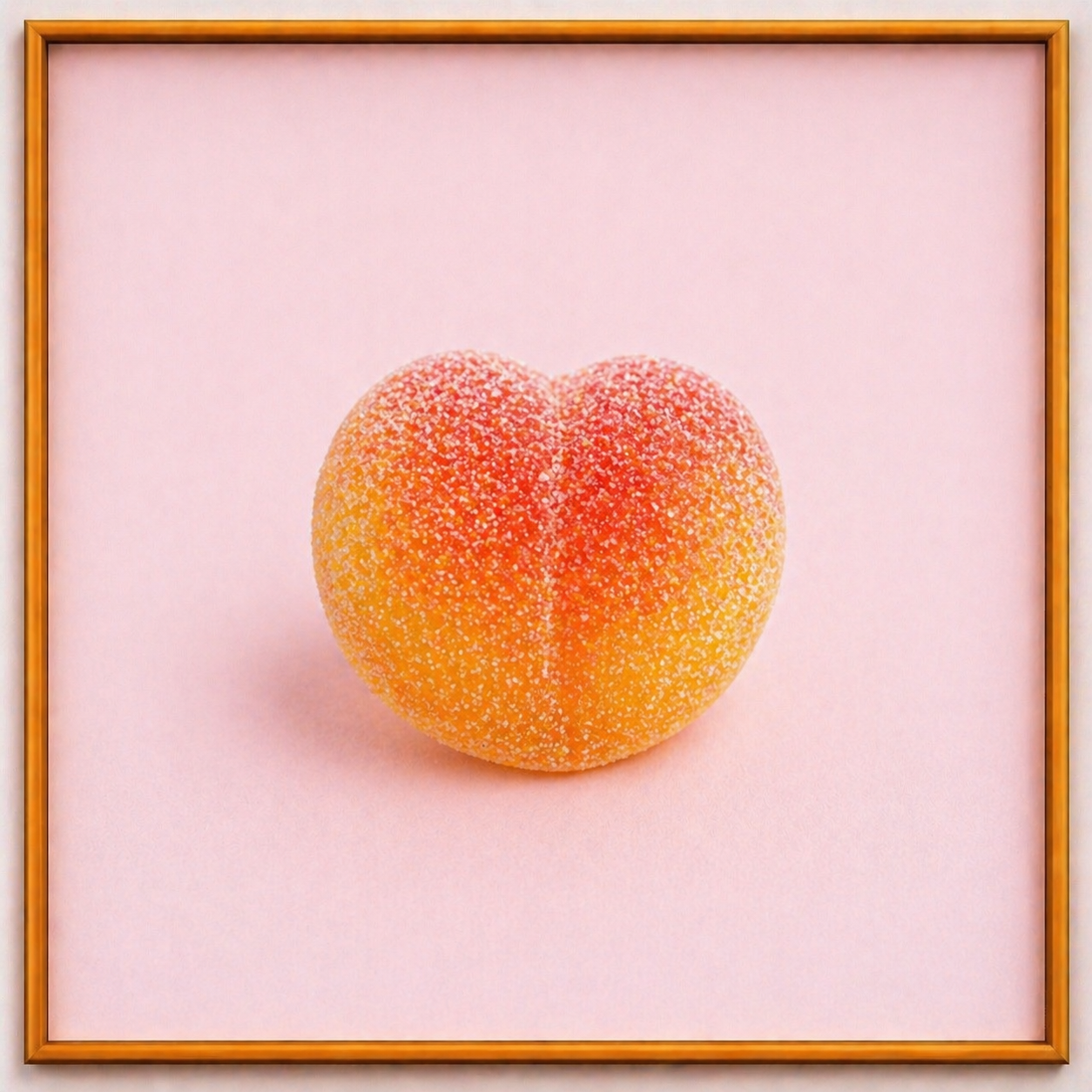 High gum finish Sweetie poster (with gummy finish bamboo frame)